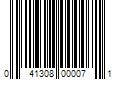 Barcode Image for UPC code 041308000071