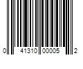 Barcode Image for UPC code 041310000052