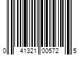 Barcode Image for UPC code 041321005725