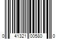 Barcode Image for UPC code 041321005800