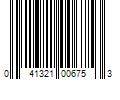 Barcode Image for UPC code 041321006753