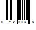 Barcode Image for UPC code 041322000088