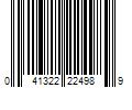 Barcode Image for UPC code 041322224989