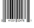 Barcode Image for UPC code 041331024761