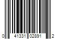 Barcode Image for UPC code 041331028912