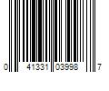 Barcode Image for UPC code 041331039987