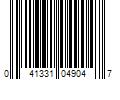 Barcode Image for UPC code 041331049047