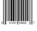 Barcode Image for UPC code 041331049207