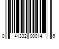 Barcode Image for UPC code 041332000146