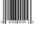 Barcode Image for UPC code 041333001043