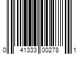 Barcode Image for UPC code 041333002781