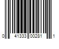 Barcode Image for UPC code 041333002811