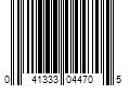 Barcode Image for UPC code 041333044705