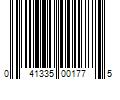 Barcode Image for UPC code 041335001775