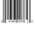 Barcode Image for UPC code 041343007653