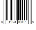 Barcode Image for UPC code 041344000073