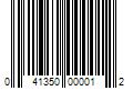 Barcode Image for UPC code 041350000012