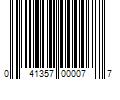 Barcode Image for UPC code 041357000077