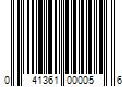 Barcode Image for UPC code 041361000056