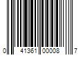 Barcode Image for UPC code 041361000087