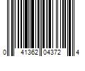 Barcode Image for UPC code 041362043724