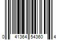 Barcode Image for UPC code 041364543604