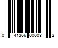 Barcode Image for UPC code 041366000082