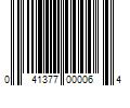 Barcode Image for UPC code 041377000064