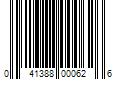 Barcode Image for UPC code 041388000626. Product Name: 