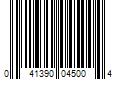 Barcode Image for UPC code 041390045004