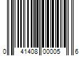 Barcode Image for UPC code 041408000056