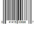 Barcode Image for UPC code 041415006867