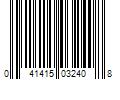 Barcode Image for UPC code 041415032408