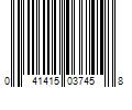 Barcode Image for UPC code 041415037458