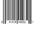 Barcode Image for UPC code 041415049321