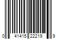 Barcode Image for UPC code 041415222199