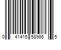 Barcode Image for UPC code 041415589865