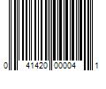 Barcode Image for UPC code 041420000041