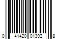 Barcode Image for UPC code 041420013928