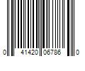 Barcode Image for UPC code 041420067860