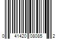 Barcode Image for UPC code 041420080852