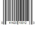 Barcode Image for UPC code 041420100123