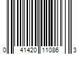 Barcode Image for UPC code 041420110863