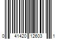 Barcode Image for UPC code 041420126031