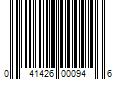 Barcode Image for UPC code 041426000946