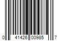 Barcode Image for UPC code 041426009857