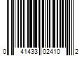 Barcode Image for UPC code 041433024102