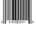 Barcode Image for UPC code 041433024119