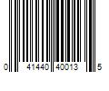 Barcode Image for UPC code 041440400135