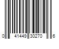 Barcode Image for UPC code 041449302706